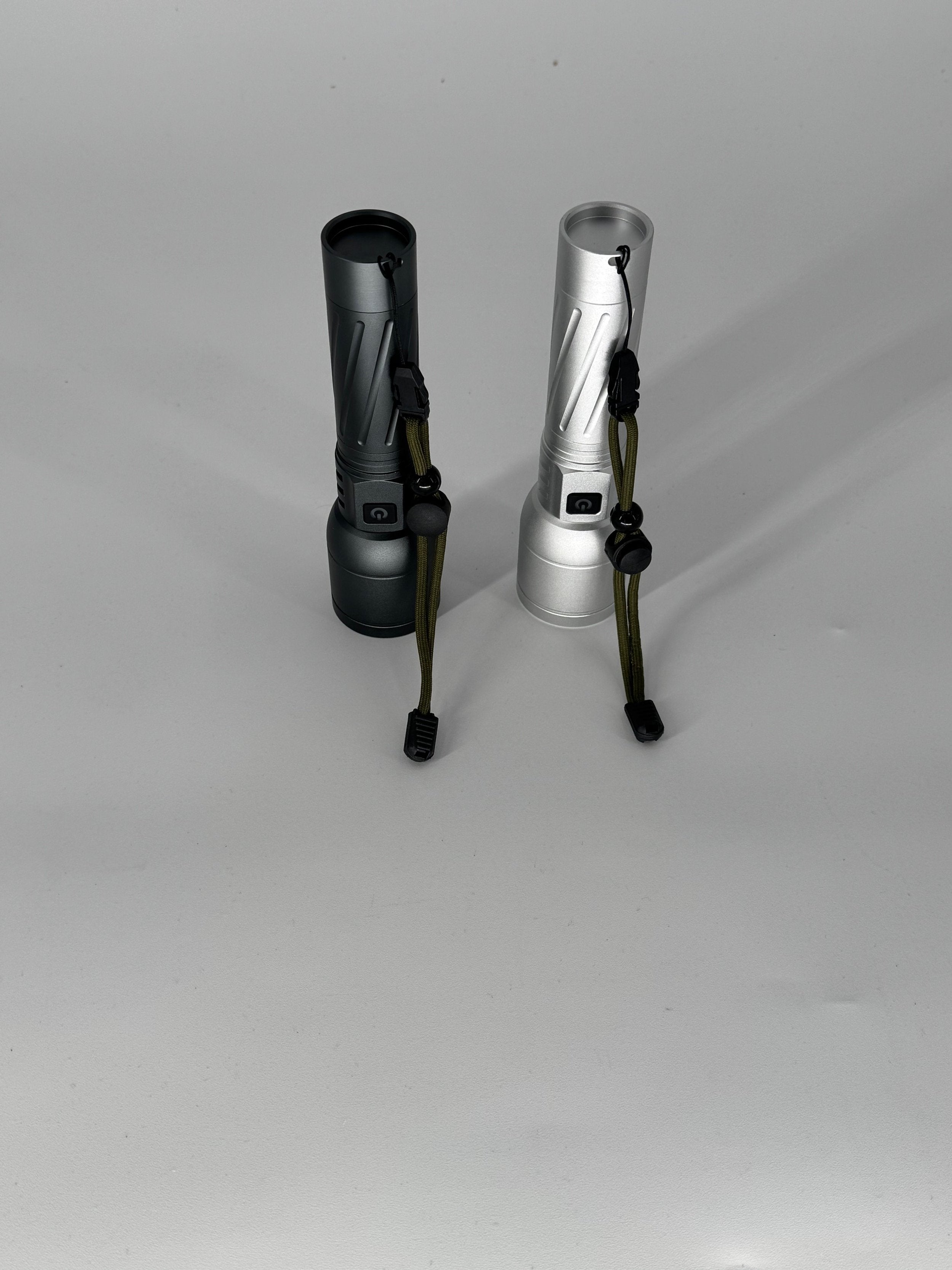All Weather Flashlight, Charcoal or Silver