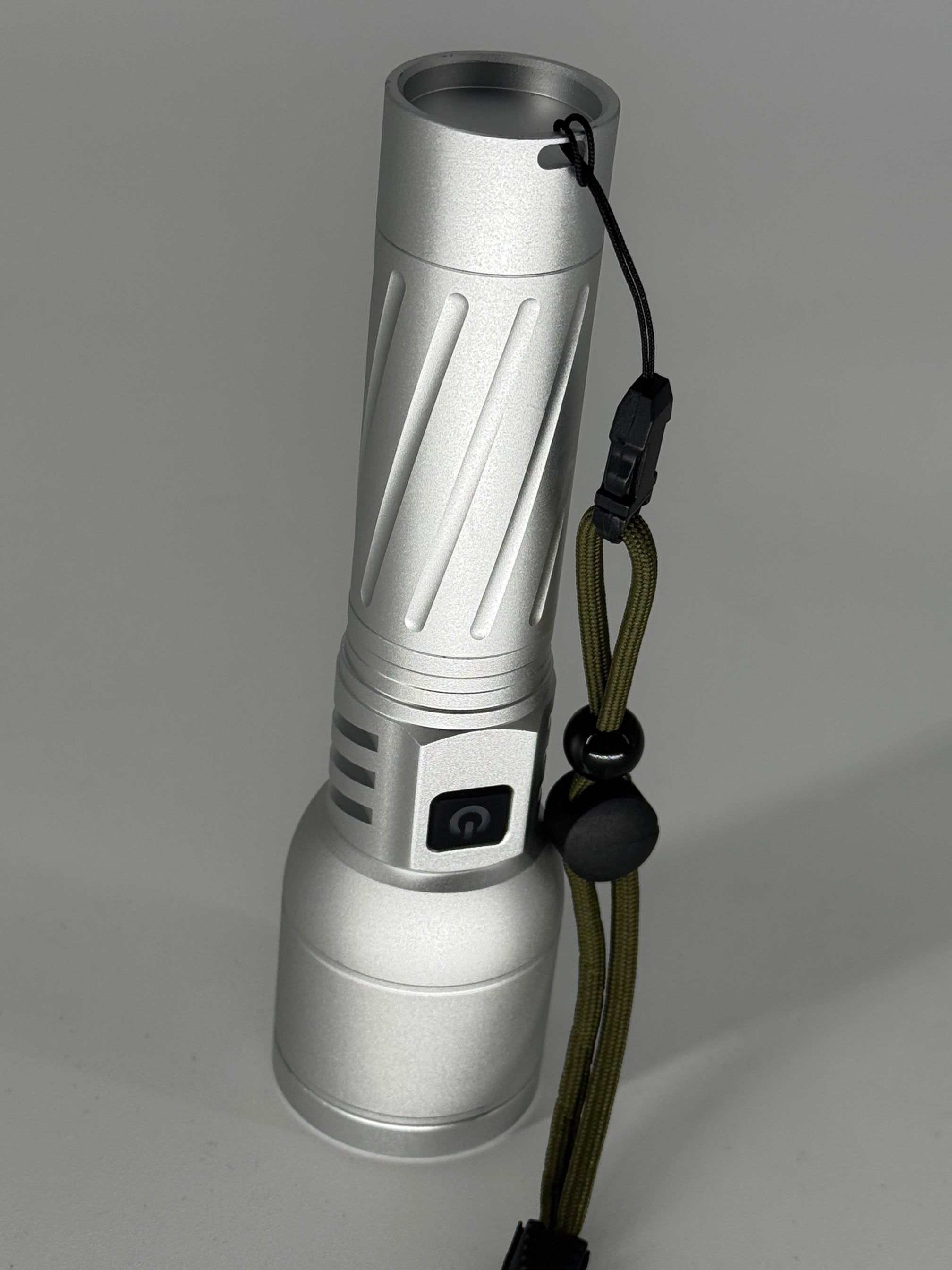 All Weather Flashlight, Charcoal or Silver