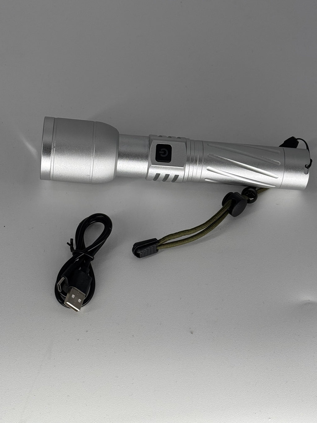 All Weather Flashlight, Charcoal or Silver