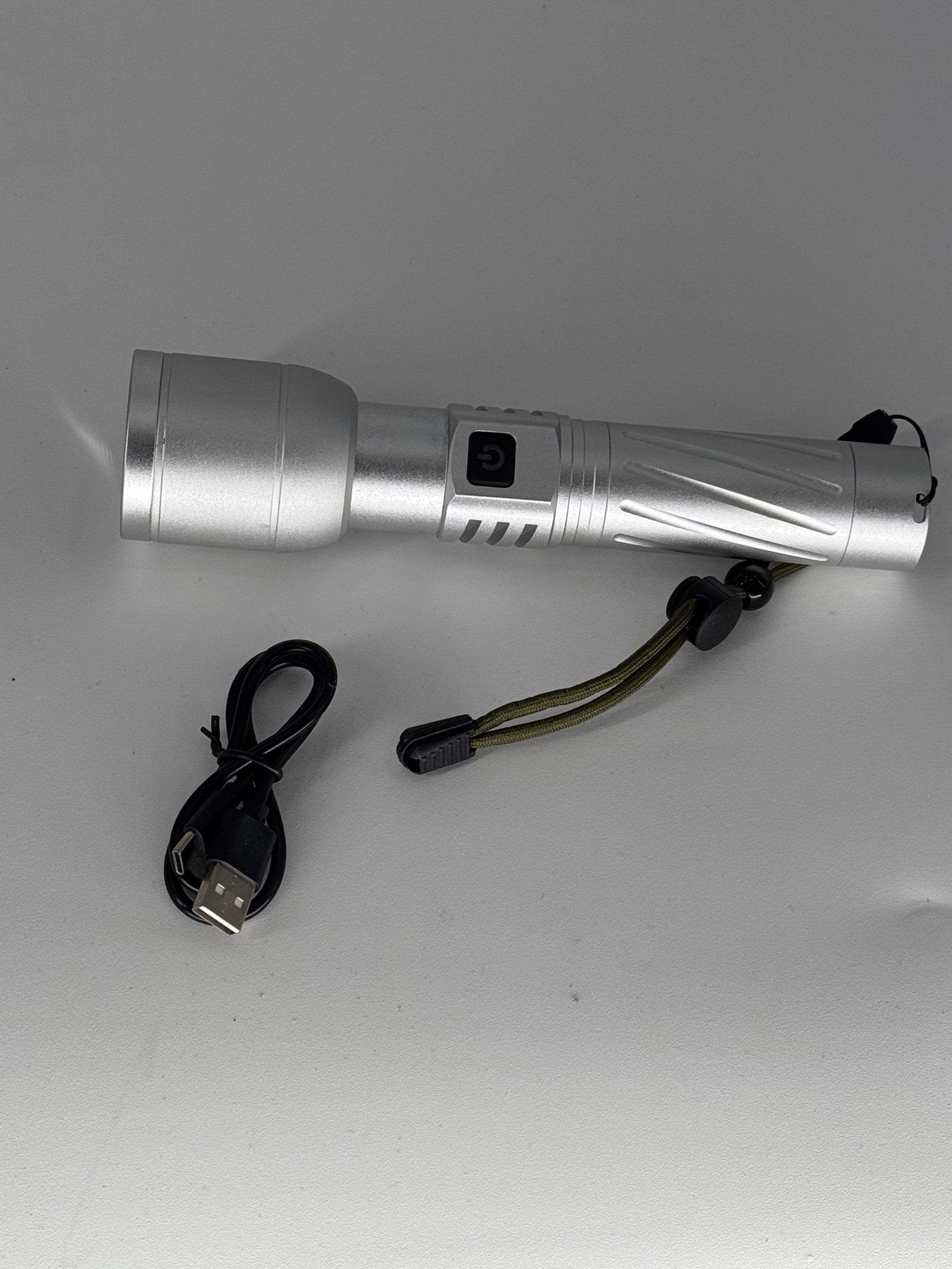 All Weather Flashlight, Charcoal or Silver
