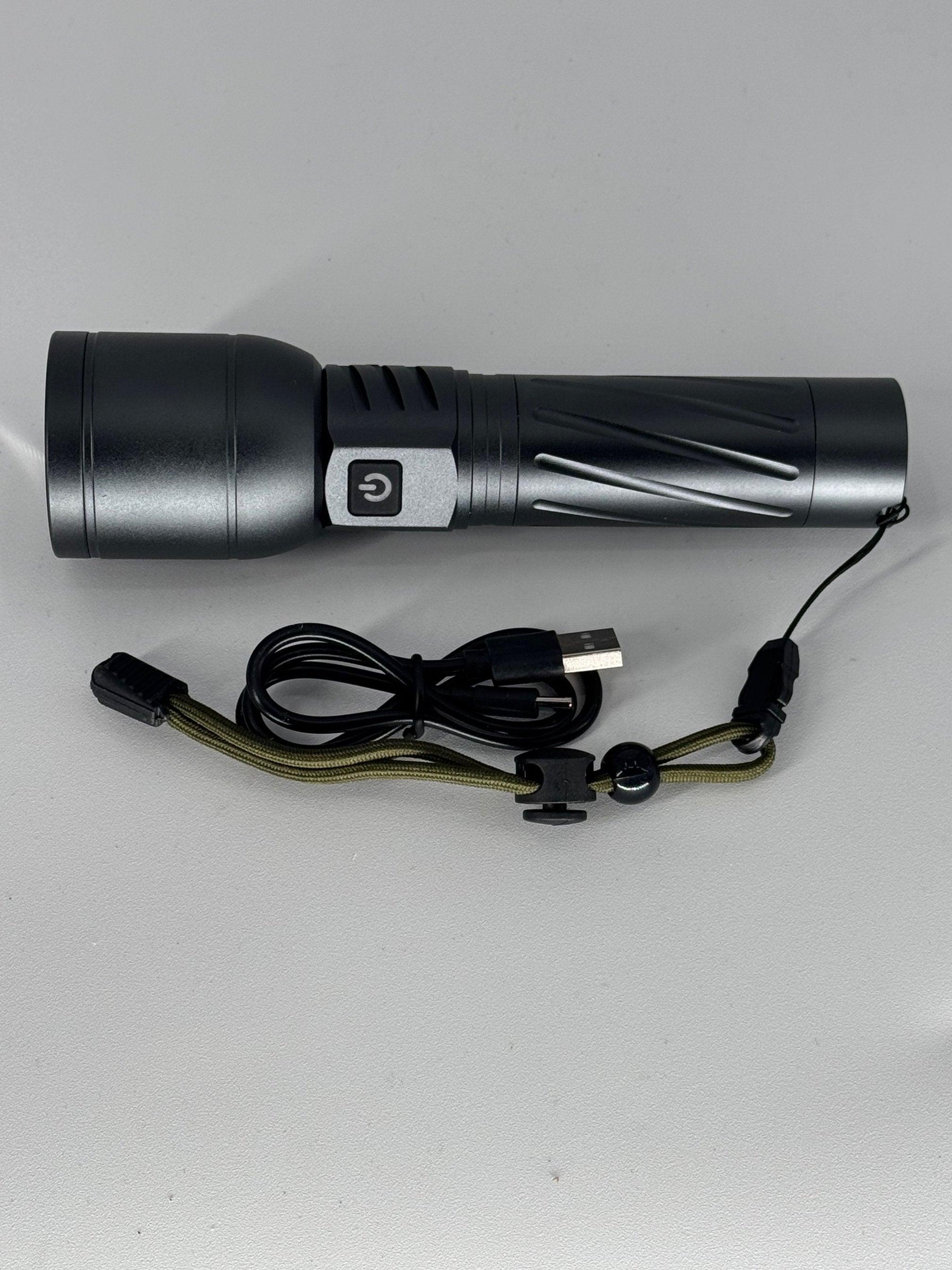 All Weather Flashlight, Charcoal or Silver
