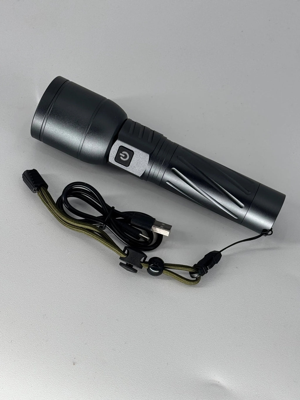 All Weather Flashlight, Charcoal or Silver
