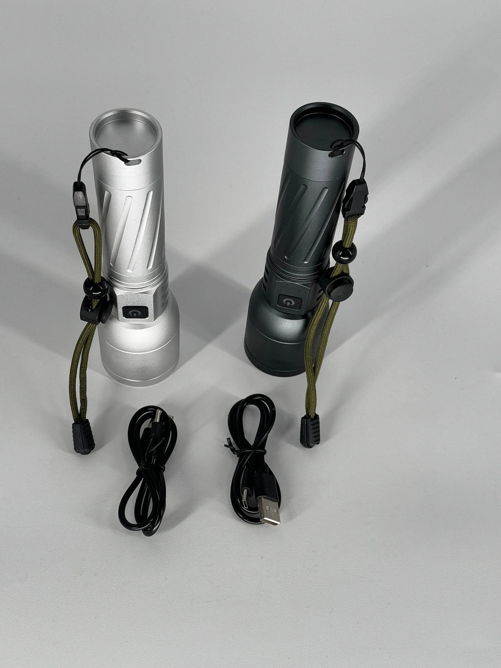 All Weather Flashlight, Charcoal or Silver